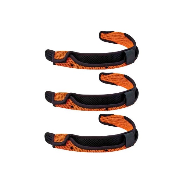 Ergodyne Ergodyne Skullerz 8984 Hard Hat Replacement Sweatband, Orange, 3-Pack 60194 - main